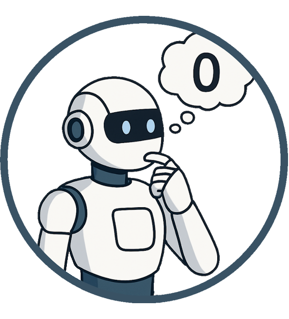 Robot thinking 0